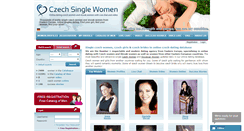 Desktop Screenshot of czech-single-women.com
